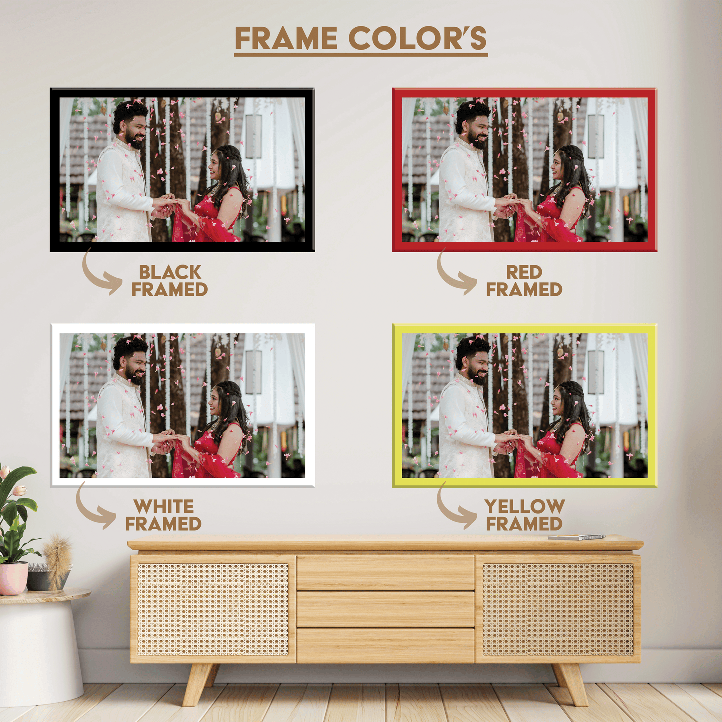 Framed Acrylic Photo Frames with UV Print - Landscape
