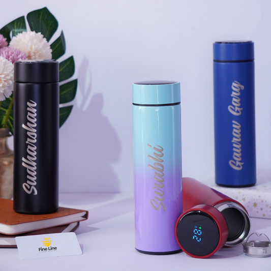 Personalized Temperature Water Bottle