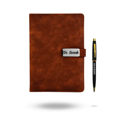 Personalized Diary and Pen Combo