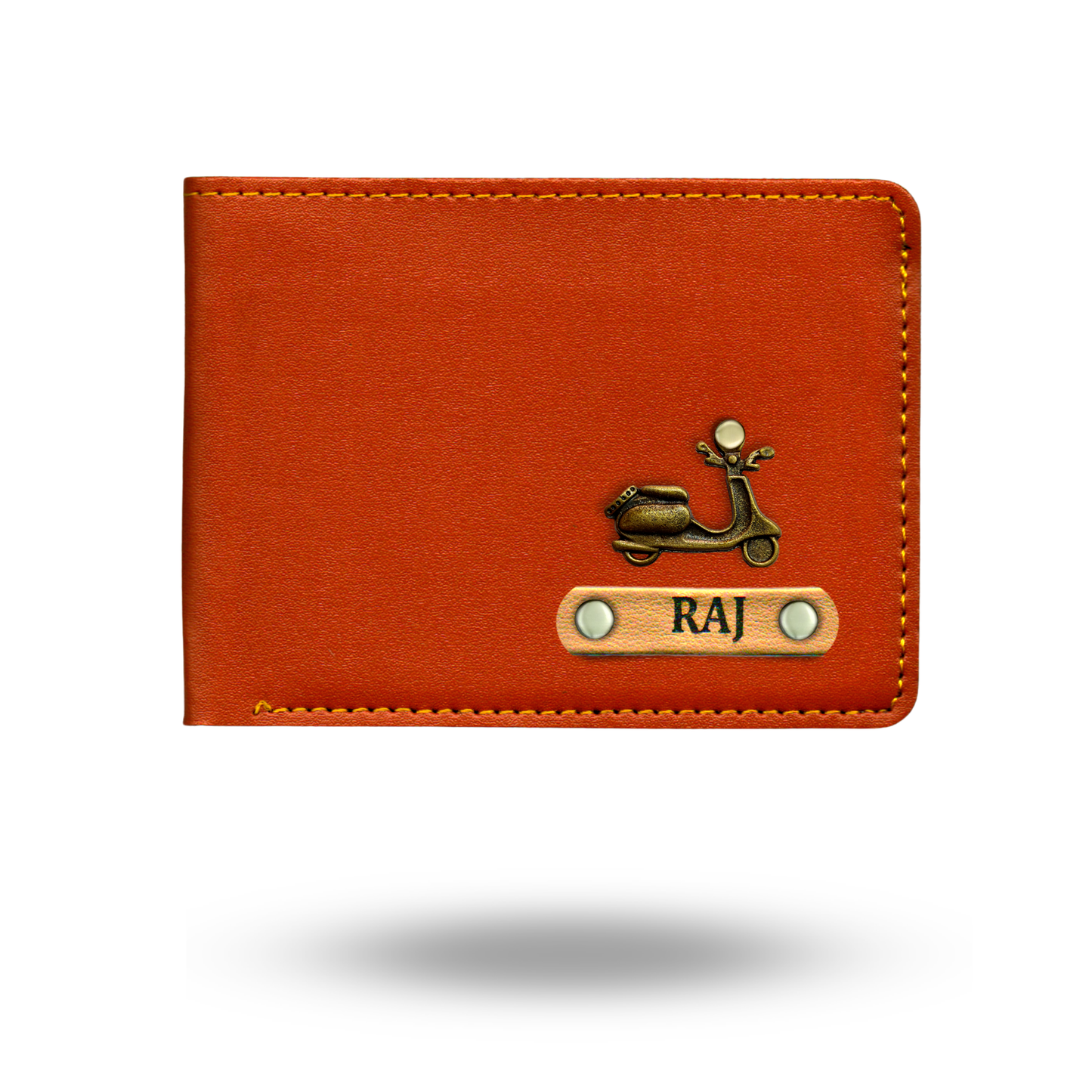 Personalized Mens Wallet With Charm