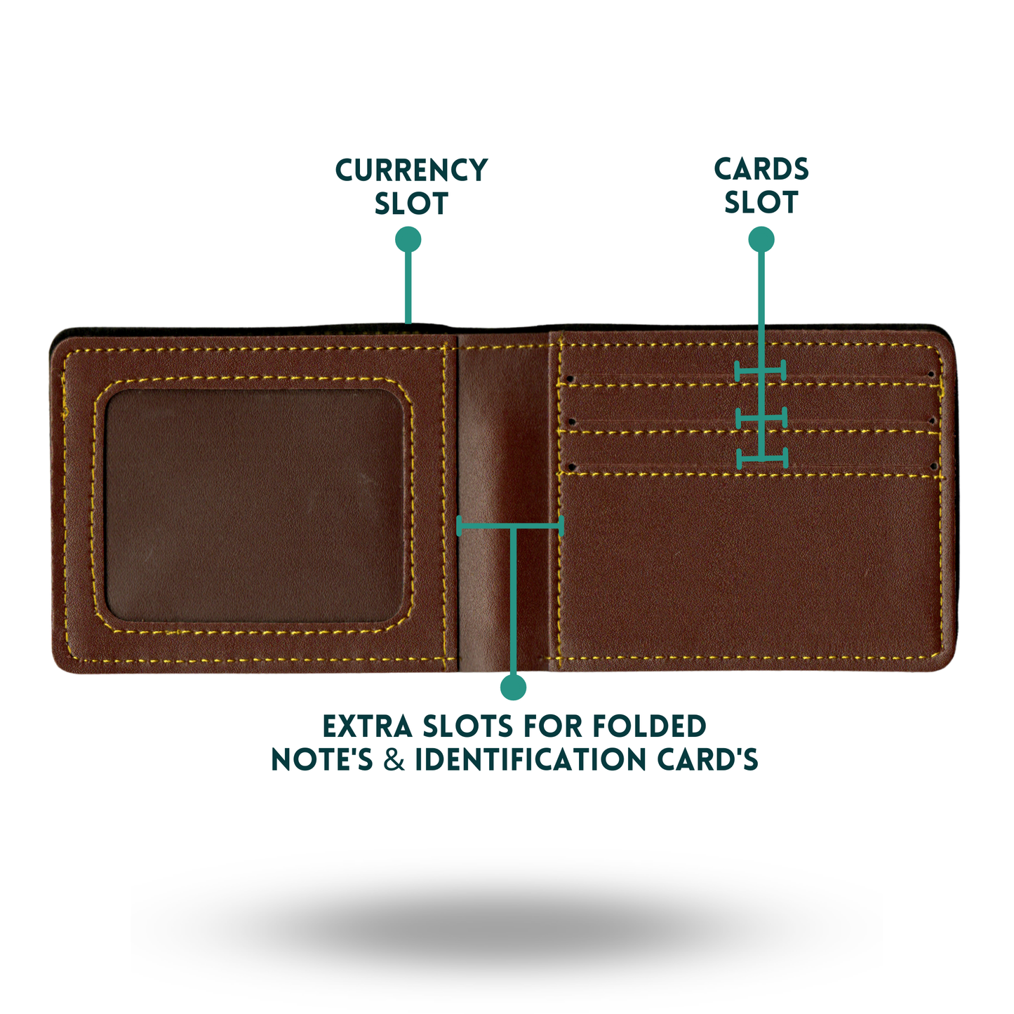 Personalized Mens Wallet With Charm