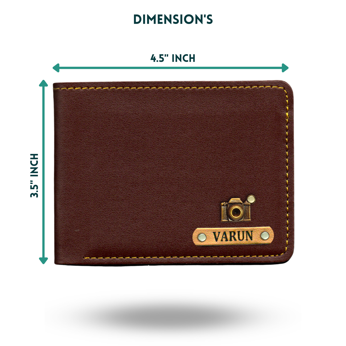 Personalized Mens Wallet With Charm