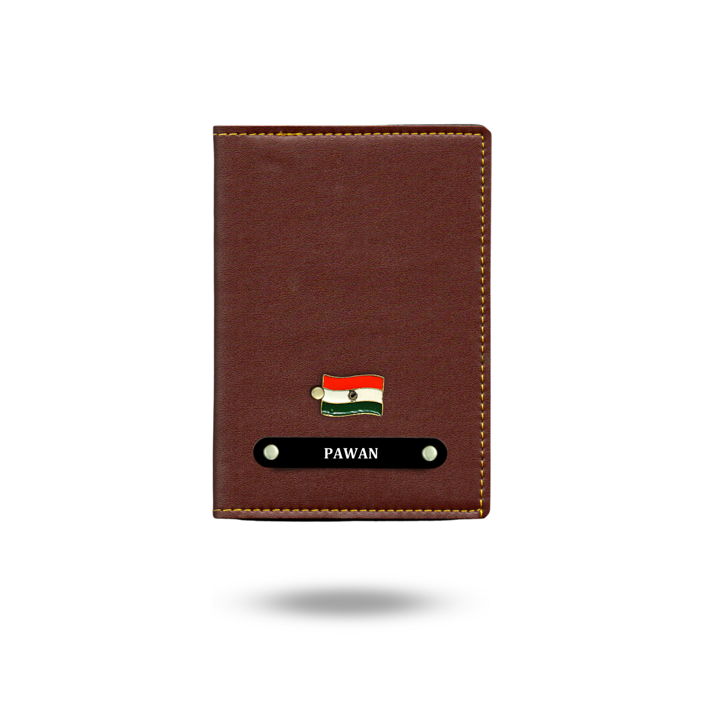 Personalized Passport Cover - Black Edition Name