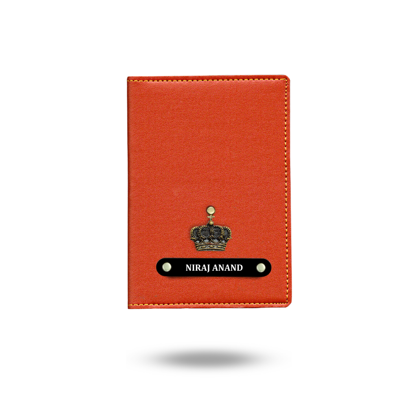 Personalized Passport Cover - Black Edition Name