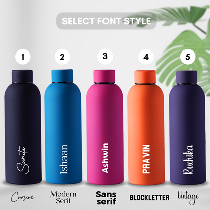 Aqua Thirst Water Bottle - Personalized